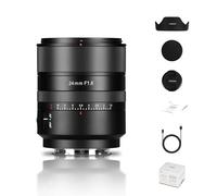 Objetivo 7artisans AutoFocus de 24 mm f/1.8, fotograma Completo, Gran Apertura f/1.8, Compatible con Modo automático/Manual para Sony FX A1, A9, A7M, A7R, A7S, A7C, Serie ZVE FX3, A9II, A7M2 y A7S2