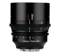 Objetivo 7Artisans Vision 25mm T1.05 Canon RF Manual 82 mm Negro