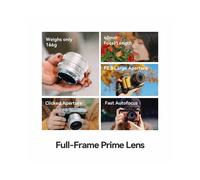 Objetivo AF 40mm F2 Full Frame para e Humanities Photography, Objetivo de Cámara con Enfoque Automático y Gran Apertura