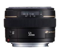 Objetivo Canon EF 50 mm - f/1.4 USM - Canon EF - para EOS 1000, 1D, 50, 500, 5D, 7D, Kiss F, Kiss X2, Kiss X3, Rebel T1i, Rebel XS, Rebel XSi nuevo