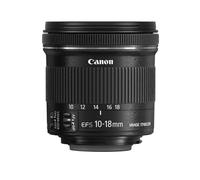Canon EF-S 10-18mm f/4.5-5.6 IS STM SLR Objetivo ultra ancho Negro