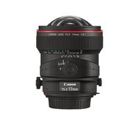 Objetivo Canon TS E - Función de inclinación y desplazamiento - 17 mm - f/4.0 L - Canon EF - para EOS 1000, 1D, 50 mm, 500 mm, 5D, 7D, Kiss F, Kiss X2, Kiss X3, Rebel T1i, Rebel XS, Rebel XSi nuevo