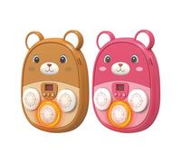 Objetivo De Boxeo De Oso De Juguete: Tablero De Ataque, Entrenador De Ritmo Creativo, Panel De Audio Brillante, Equipo De Actividades para Jóvenes | Tablero De Golpe Energizante para Ambient