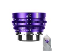 Objetivo de Cine Profesional 7artisans 57 mm T2.9 Floral Bloom Art Series, con Bokeh Explosivo, fotograma Completo, Enfoque Manual y Montura PL, para fotografía y Cine creativos, Morado.