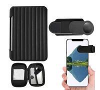Objetivo de efecto espejo, juego de clip para cámaras de teléfono móvil, reflejo de espejo ajustable para cámaras de teléfonos inteligentes, mantiene impresionantes reflejos instantáneos, efecto