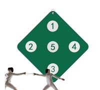 Objetivo de esgrima - Equipo de Entrenamiento de Poliuretano montado en la Pared, Equipo de Entrenamiento Resistente a pinchazos con Herramientas para Mejorar Las Habilidades | Equipo de