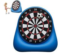 Objetivo De Fútbol Inflable Gigante De 5 Pies, Objetivo De Fútbol Inflable con 2 Pelotas Y Bomba De Aire, Diana Inflable Gigante para Exteriores, Ayuda De Entrenamiento De Fútbol para Niños