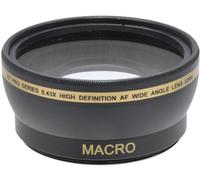 Objetivo de gran angular de 52 mm, 0,43 x con fijación Macro, incluye funda y tapas de lente para Nikon DSLR D3200 D3100 D3300 D3000 D5000 D5200 D5300 D5100 Coolpix P7000 P7700 P788 00 OBJJ Lens 18-55