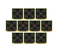 Objetivo de papel: entrenamiento de dominio del objetivo, hoja de desarrollo de precisión de patrón cuadrado con visibilidad de golpe nítida, función de seguimiento de enfoque mejorada, ideal para eje