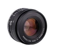 Objetivo estándar Fijo de 50 mm F1.7 de Metal, Gran Apertura, Formato Completo, for Retratos, Manual, Compatible con cámaras réflex Canon EOS EF M42 y Nikon F.(Nikon F)