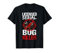 Objetivo exterminador Vintage con Licencia Serial Bug Killer Camiseta