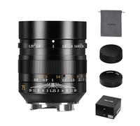 Objetivo Fijo 7artisans 75 mm f/1.25 Mark II con Enfoque Manual, Compatible con cámaras Leica con Montura M, como Leica M-M, Leica M240, M3, M6, M7, M8, M9, M9p y M10