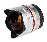 Objetivo fotográfico CSC-Mirrorless 8mm. F2.8 para Canon M ija 8mm, Apertura f/2.8-22 II UMC, Ojo de pez, Plateado