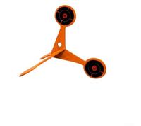 Objetivo giratorio de ácido poliláctico grueso para PLA, sistema dinámico de objetivo móvil para práctica en interiores y exteriores, naranja para objetivo de reacción con mecanismo de giro colgante