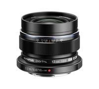 Objetivo híbrido Olympus M.Zuiko Digital ED 12 mm f/2 MSC negro nuevo