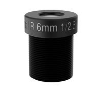 Objetivo M12 - AXIS COMMUNICATIONS - 01813-001 - Estabilizador de imagen - F2.0 - 6mm Negro