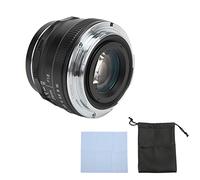 Objetivo Manual de 25mm F1.8 para APS C, Gran Angular, Montura E, Apertura Amplia - Lente Compacta y Ligera, Enfoque Cercano 20cm, Ideal para Viajes y Retratos