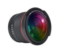 Objetivo Ojo de pez Gran Angular 0.35x, Compatible con Nikon, D5200 | D5100 D3500 D3400 D3300 D3200 D3100 D3000, 52MM 55MM 58MM(1x58mm)