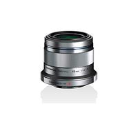 Objetivo Olympus M.Zuiko Digital 45 mm F1.8, longitud focal fija rápida, apto para todas las cámaras MFT (modelos Olympus OM-D & PEN, serie G de Panasonic), plata