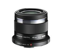 Objetivo Olympus M.Zuiko Digital 45 mm F1.8, longitud focal fija rápida, apto para todas las cámaras MFT (modelos Olympus OM-D & PEN, serie G de Panasonic), negro