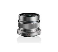 Objetivo Olympus M.Zuiko Digital ED 12 mm F2.0, Longitud Focal Fija rápida, Apto para Todas Las cámaras MFT (Modelos Olympus OM-D & Pen, Serie G de Panasonic), Plata