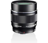 Objetivo Olympus M.Zuiko Digital ED 75 mm F1.8, longitud focal fija rápida, apto para todas las cámaras MFT (modelos Olympus OM-D & PEN, serie G de Panasonic G), negro