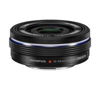 OM SYSTEM Olympus M.Zuiko Digital 14-42mm F3.5-5.6 EZ Negro para cámara Micro Cuatro Tercios, Lente compacta de Zoom 3X