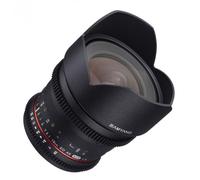Samyang 10mm T3.1 ED AS NCS CS VDSLR - Objetivo (SLR, 14/10, Ultra-Ancha, Nikon F, Nikon, Negro)