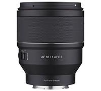 Objetivo Samyang AF 85mm F1.4 FE II Montura Sony FE Parasol Negro