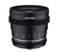 Objetivo Samyang VDSLR 50mm T1.5 MK2 Montura Sony E Manual Cine Negro