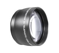 Objetivo telefoto 2X de 55 mm y teleconvertidor para Canon, Nikon, Sony, Pentax de 18-55 mm.