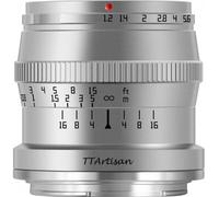 Objetivo Ttartisan 50mm F1.2 APS-C para Fuji X Plata