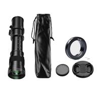 Objetivo Zoom telefoto Manual de 420-800 mm f/8.3 Compatible con Montura EF Canon EOS R1 for cámaras réflex Digitales D850, D7500, D3400 y D810.(For F 01)