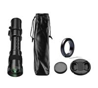 Objetivo Zoom telefoto Manual de 420-800 mm f/8.3 Compatible con Montura EF Canon EOS R1 for cámaras réflex Digitales D850, D7500, D3400 y D810.(For A Mount)