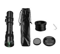 Objetivo Zoom telefoto Manual de 420-800 mm f/8.3 Compatible con Montura EF Canon EOS R1 for cámaras réflex Digitales D850, D7500, D3400 y D810.(For M4 3 01)