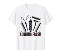 Objetivos de aseo Corte de pelo Peinado Hombres Barbería Camiseta