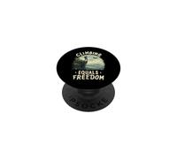 Objetivos de Climbing Mountain Peak Rock Climbing Summit PopSockets PopGrip Adhesivo
