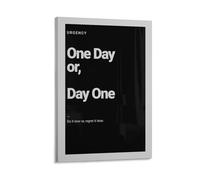 Objetivos de urgencia aprovechar el día, motivación brillante, para gimnasio, trabajo, trabajo, pared, lienzo, impresiones en lienzo, póster para sala de estar, dormitorio, baño, oficina, decoración