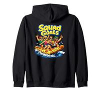 Objetivos del Equipo: Equipo del Grupo de Amigos Divertidos Sudadera con Capucha