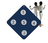 Objetivos para Esgrima: Objetivo De Práctica De Esgrima Montado En La Pared | Equipo Auxiliar Juegos Herramienta De Mejora De Habilidades Entrenamiento De Mejora De Sable Tablero De Pre