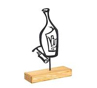 Objeto decorativo "botella de vino"