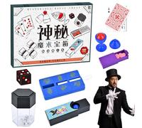 Objetos de escena de trucos de magia, Objetos de escena para espectáculos de magia | Divertido kit mágico profesional - Set de magia para niños, kit de maquillaje de magia para espectáculos de magia