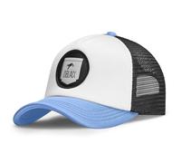 Oblack Gorras de Hombre Blue Windsurfer Azul Classic Gorras Mujer Beisbol Ajustable con Visera Acolchada y Rejilla Negra - Gorra Trucker