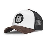 Oblack Gorras de Hombre Marrón Classic Cocoa Gorras Mujer Beisbol Ajustable con Visera Acolchada y Rejilla Negra - Gorra Trucker