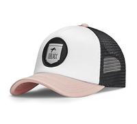 Oblack Gorras de Hombre Rosa Classic Cloud Pink Gorras Mujer Beisbol Ajustable con Visera Acolchada y Rejilla Negra - Gorra Trucker