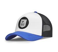 Oblack Gorras de Hombre Verano Gorra Beisbol Mujer Classic Blue Gorra Trucker Running para Mujer Azul Ajustable Sombrero Hombre Verano Transpirable Gorro con Visera Acolchada y Rejilla Negra