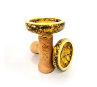 Oblako Killer Bowl Glazed Marble - Taza, color amarillo