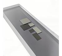 Oblea conductora de carburo de silicio semiaislada 4H-HPSI: oblea de SiC pulida de doble cara for electrónica avanzada(15x15mm 1PC)