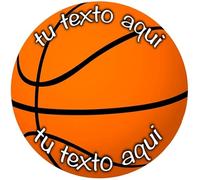 OBLEA o Papel de AZÚCAR, Baloncesto, Personalizada Foto con Nombre, Edad y Texto, Foto Comestibles para Tartas de Cumpleaños, Varios Tamaños. DISCO