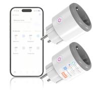 Oblinple Enchufe Inteligente WiFi 16A con Monitor de Energía 3840W